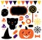 Halloween party set