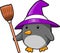 Halloween Penguin Vector Illustration