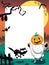 Halloween Photo Frame Kid Phantom Vertical