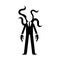 Halloween pop culture terror slenderman icon single