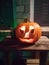 Halloween Porch Pumpkin