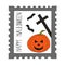 Halloween postage stamp.