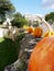 Halloween Pumpkin Alignment at Rivau Castle in Touraine