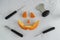 Halloween pumpkin carving tools for Jack-o\\\'-lantern face cut out.