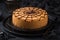 Halloween pumpkin cheesecake