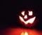 halloween pumpkin emoticon light darkness retro noir drama