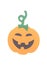 Halloween pumpkin figurine