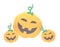 Halloween pumpkin figurine