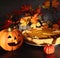 Halloween Pumpkin with Gluten Free Pumpkin Pie