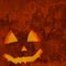 Halloween Pumpkin Holiday Celebration Background.