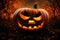 Halloween Pumpkin with Horror Light