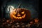 Halloween Pumpkin with Horror Light