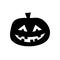 Halloween pumpkin icon. Jack Lantern sign Vector design