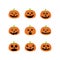 Halloween pumpkin icons