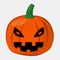 Halloween pumpkin isolated for halloween concept  illustration