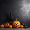 Halloween Pumpkin Painting Background