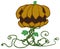 Halloween Pumpkin Plant Cartoon
