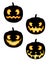 Halloween Pumpkin Silhouettes Pack