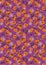 Halloween pumpkin spider purple background pattern