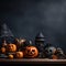 Halloween Pumpkin Trimming Illustration Background