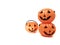 Halloween pumpkins. Halloween day, White background, Orange monster pumpkins