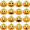 Halloween Pumpkins Set