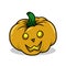 Halloween pumpkins vector illustration. scary symbol for halloween tradition. vector hand drawn style