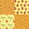 Halloween retro pattern various seamless patterns