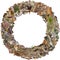 Halloween round wreath frame