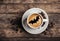 Halloween\\\'s Coffee Enchantment: Rustic Charm Spooky