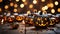 Halloween's Enchanted Gleam: A Mesmerizing Dance of Light and Decorations