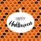 Halloween scary pumpkin pattern. Poster, card, banner or background for Trick or Treat Halloween Party