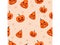 Halloween seamless pattern pumpkins. Cartoon characters halloween illustration. Vector pattern for paper background vector