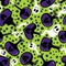 Halloween seamless witch poison bottle pattern for wrapping paper and fabrics and linens and kids clothes print