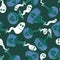 Halloween seamless witch poison bottle pattern for wrapping paper and fabrics and linens and kids clothes print