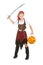Halloween: Serious Halloween Pirate Girl