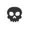 Halloween skull. Pirate sign. Jolly Roger symbol
