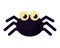 Halloween spider isolated icon