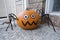 Halloween spider pumpkin