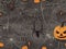 Halloween spider webs spiders and witches generated by AI