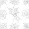 Halloween spider webs. Web dividers