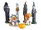 Halloween spooky ceramic family reunion