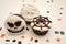 Halloween spooky muffin cupcakes