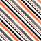 Halloween Stripes Seamless Pattern - Black, orange, and white diagonal stripes design