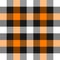 Halloween Tartan plaid. Scottish cage background