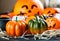 Halloween and thankgiving decoration: pumpkins