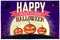 Halloween time background concept in retro style. Vector illustration design