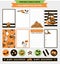 Halloween vector printable set.