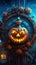 Halloween wall decoration - Sinister Scarecrow Scene