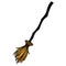 Halloween witch broom icon